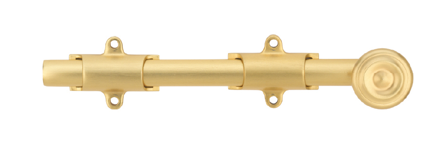 Solid Brass Traditional Guide and Surface Bolts with Colonial Knob Image Group